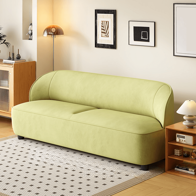 Modish Solid Color Scratch-durable Standard Sofa in Rose/Light Green/Tangerine Color for 2/4 Person/for 3 thumbnail 8