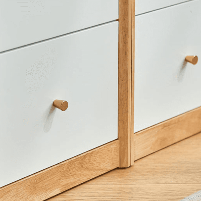 Minimalist Natural Wood Bachelor Chest with 6 Drawers, Vertical Orientation thumbnail 8