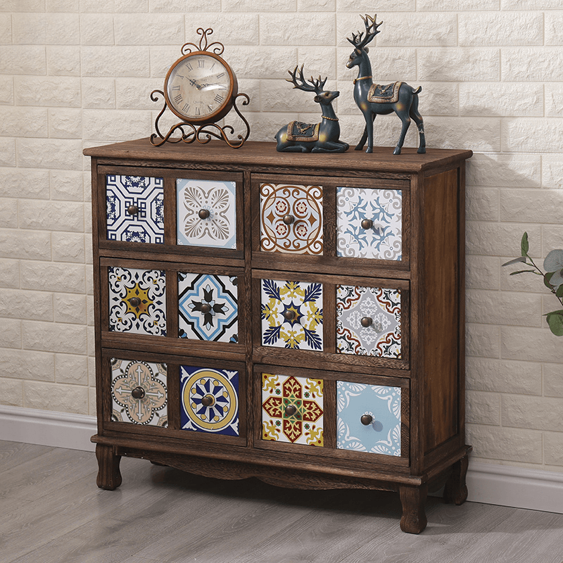 Shaker Style Independent Accent Chest with Weathered Wood thumbnail 5