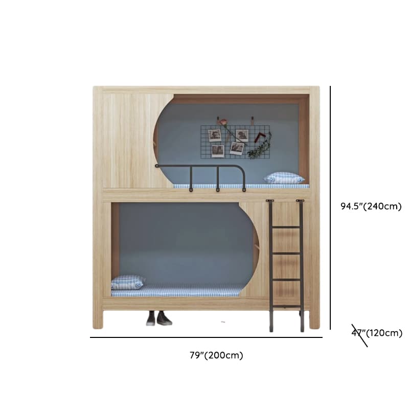Minimalist High Bed Frame with Mattress and Guard Rail thumbnail 16