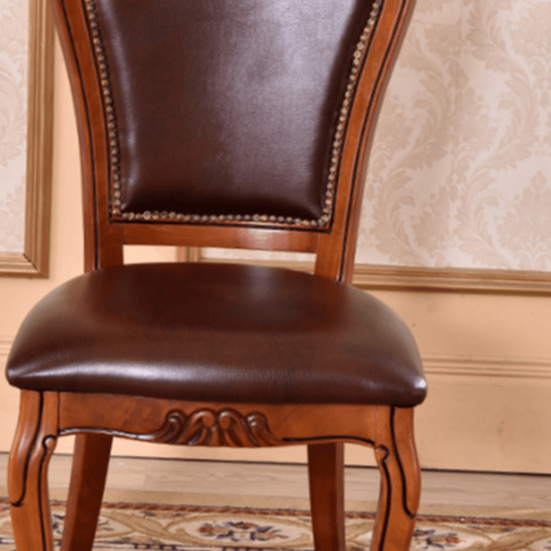 Modern Simple Style Queen Anne Upholstered Arm Chair with Arms, Walnut Timber Legs thumbnail 9