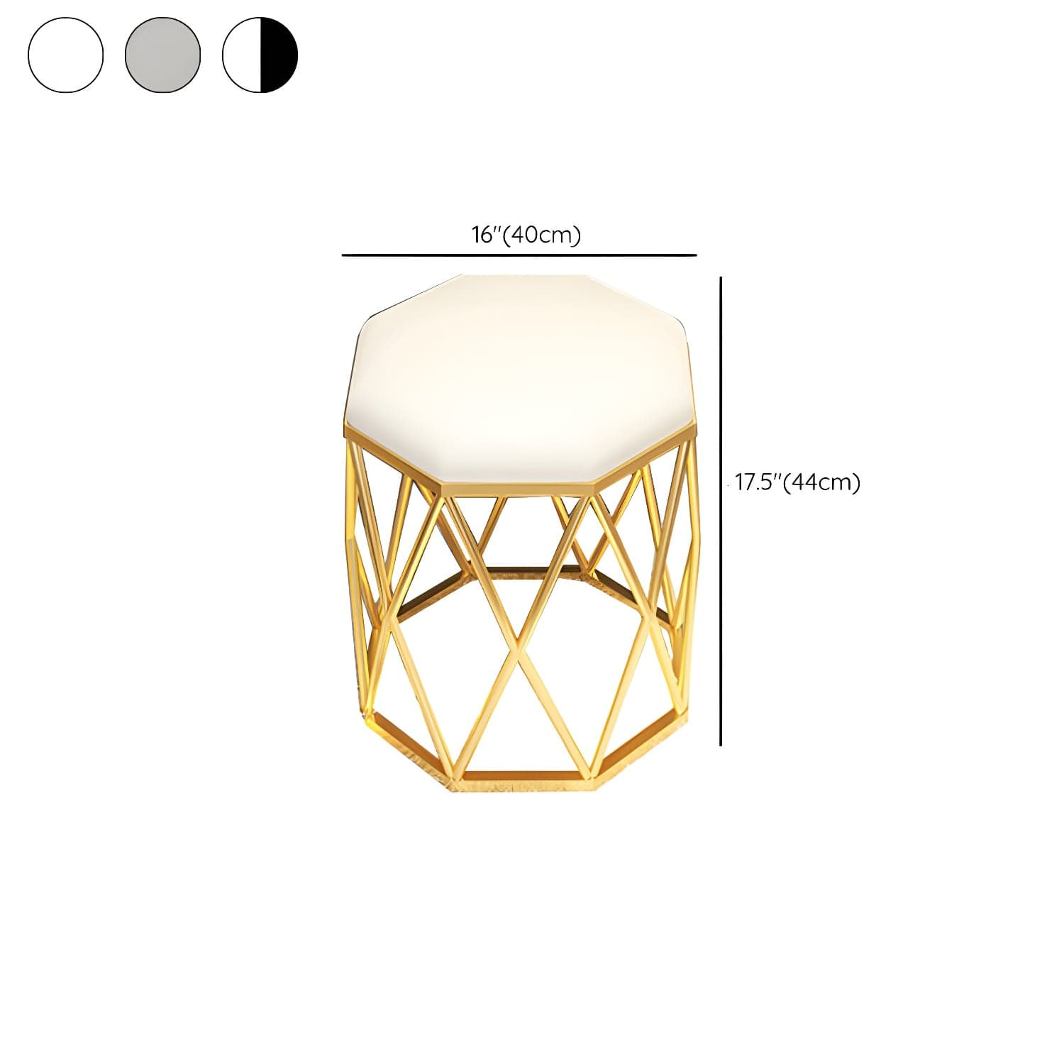 Glam Glass Vanity Dressing Table Bedroom Make-up Vanity with Drawer thumbnail 17