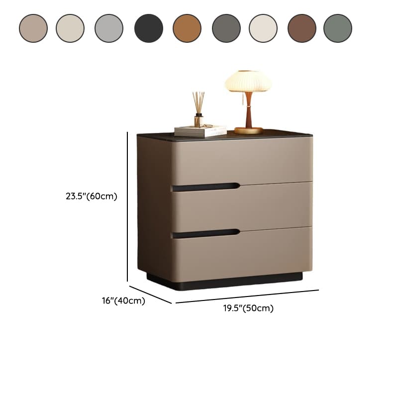 Organic Modern Nightstand With Drawer Organization Featuring Stone Countertop thumbnail 20