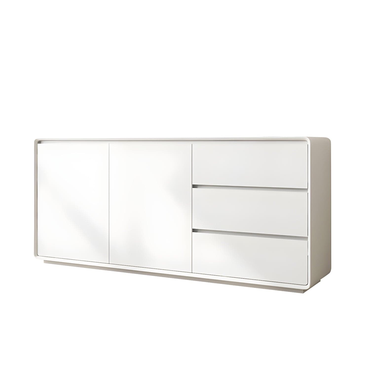 Modern and Contemporary Credenza Wood Dining Buffet with Cabinets and Drawers thumbnail 7
