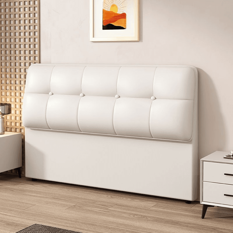 Art Deco Style Panel Headboard with No Distressing, Decorative-stitched Tufting, Rectangle Shape for King/Queen/Full Bed, Sponge Upholstery Fill, Standard Height thumbnail 5