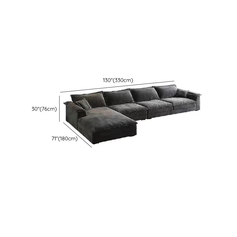Pine Horizontal/Left Hand Facing Straight/L-Shape Sofa/Sofa Chaise with Concealed Support Living Room thumbnail 24