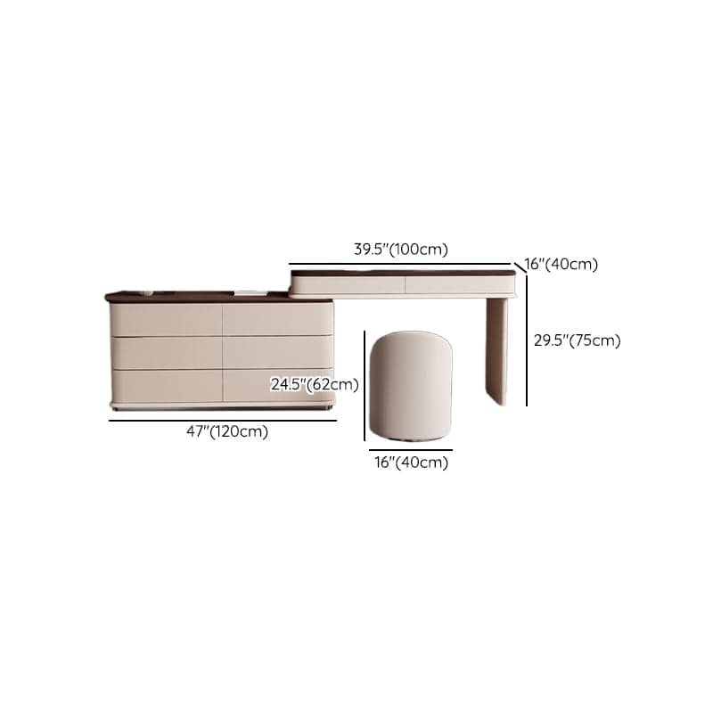 Sleeping Room Scalable Vanity Set/Makeup Vanity with Push-Pull thumbnail 15