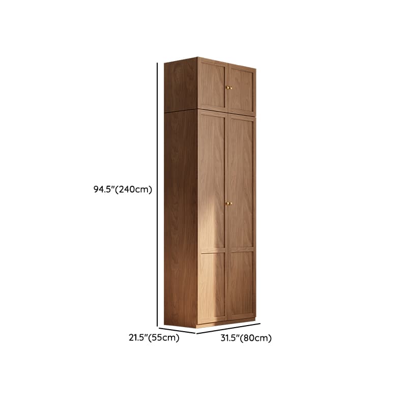 Trendy Unfinished Color Engineered Wood Unattached Armoire Cabinet thumbnail 21