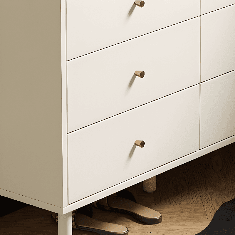 Casual Composite Wood Bachelor Chest/Console Dresser with Shelves, 4 Drawers/8 Drawers, Vertical/Horizontal Orientation thumbnail 7