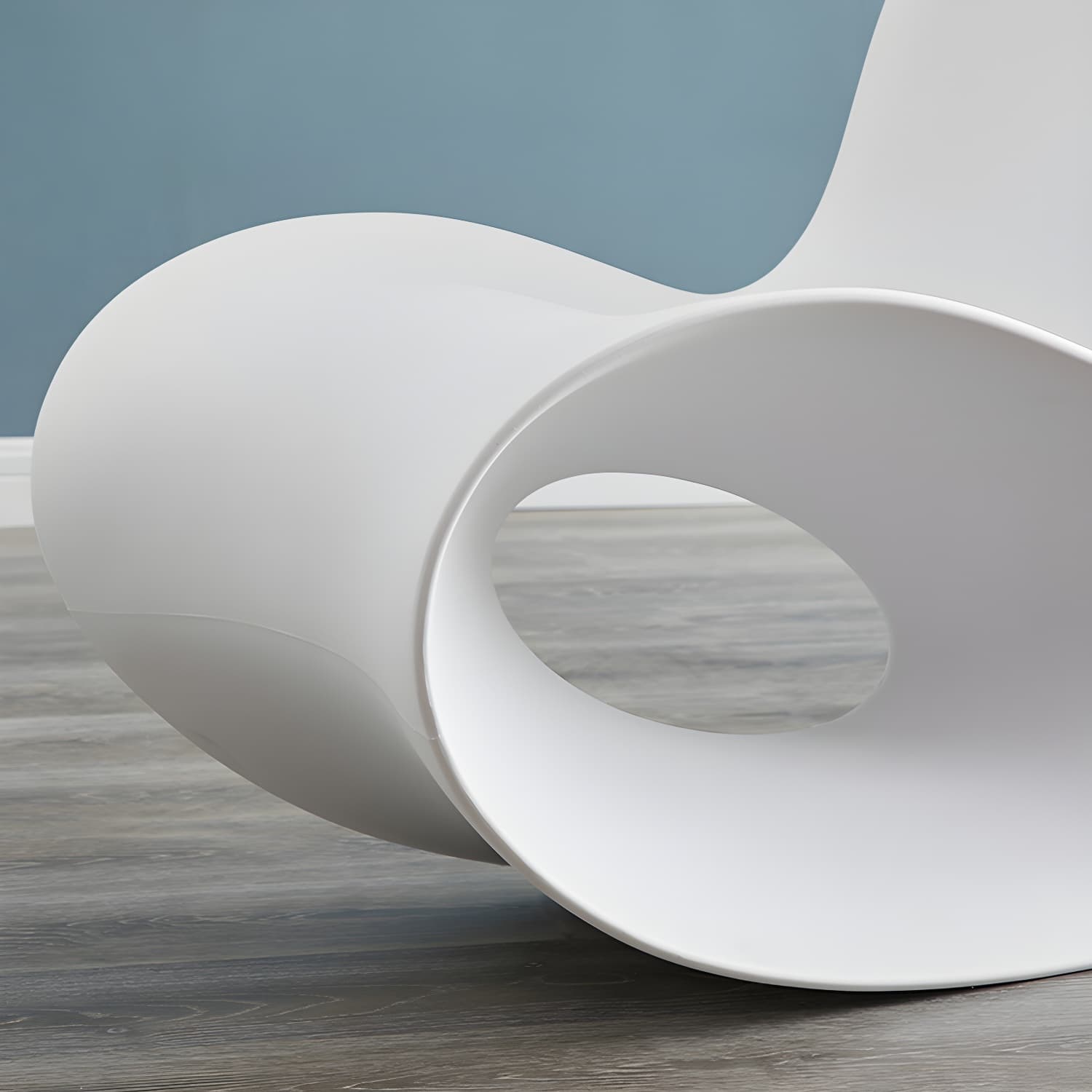 Contemporary Rocking Accent Chair Plastic & Acrylic Rocker Chair - image 17