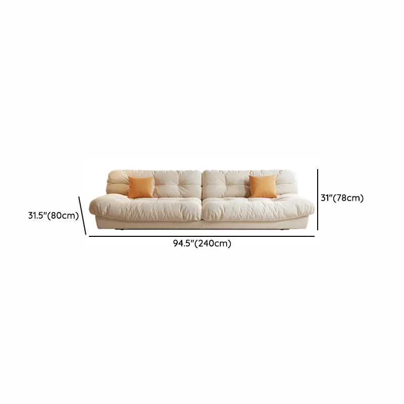 L-Shape/Straight Sofa/Corner Sectional, Left/Horizontal Orientation with Button-tufted Detail thumbnail 6