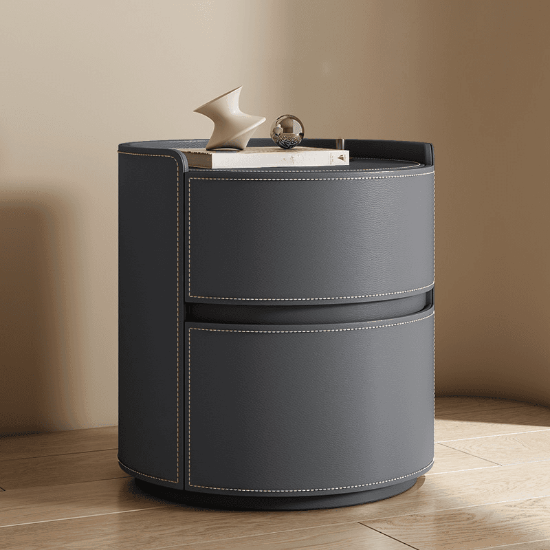 Simple 2 Tiers Nightstand With Drawer Organization, 2 Drawers thumbnail 22
