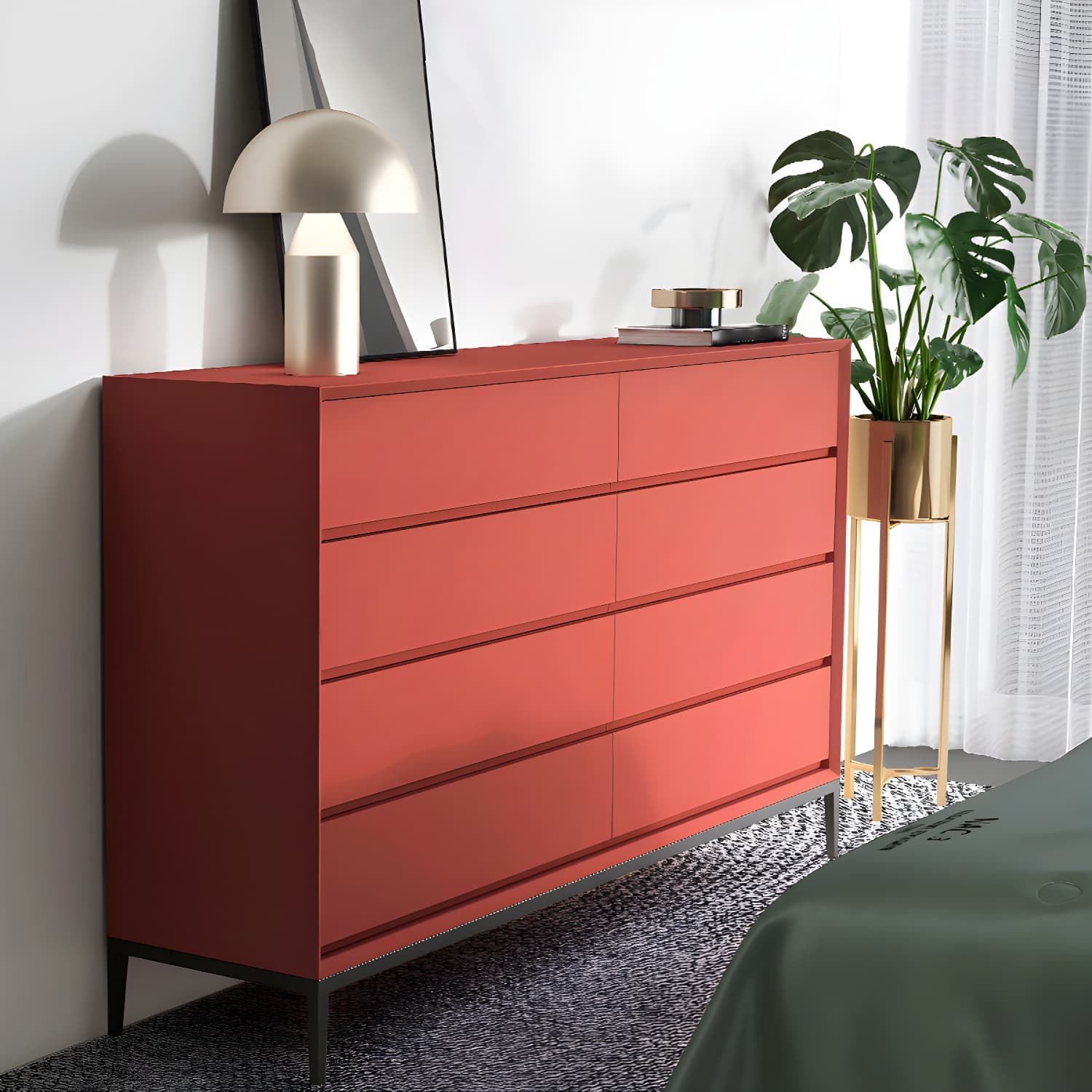 Minimalist Wood Double Dresser for Neat and Stylish Organizing thumbnail 5