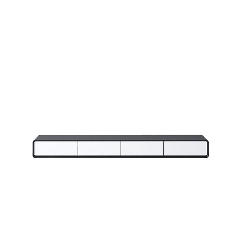 Floating Mount Rectangle TV Stand with Door Living Room Black/White/Natural/Walnut thumbnail 2