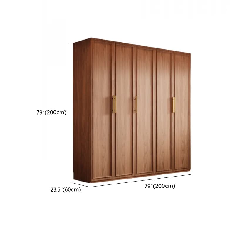 Acorn Minimalist Wooden Independent Wardrobe Closet with Soft Close Drawer, Soft Close Door, and Interior Shelves thumbnail 10