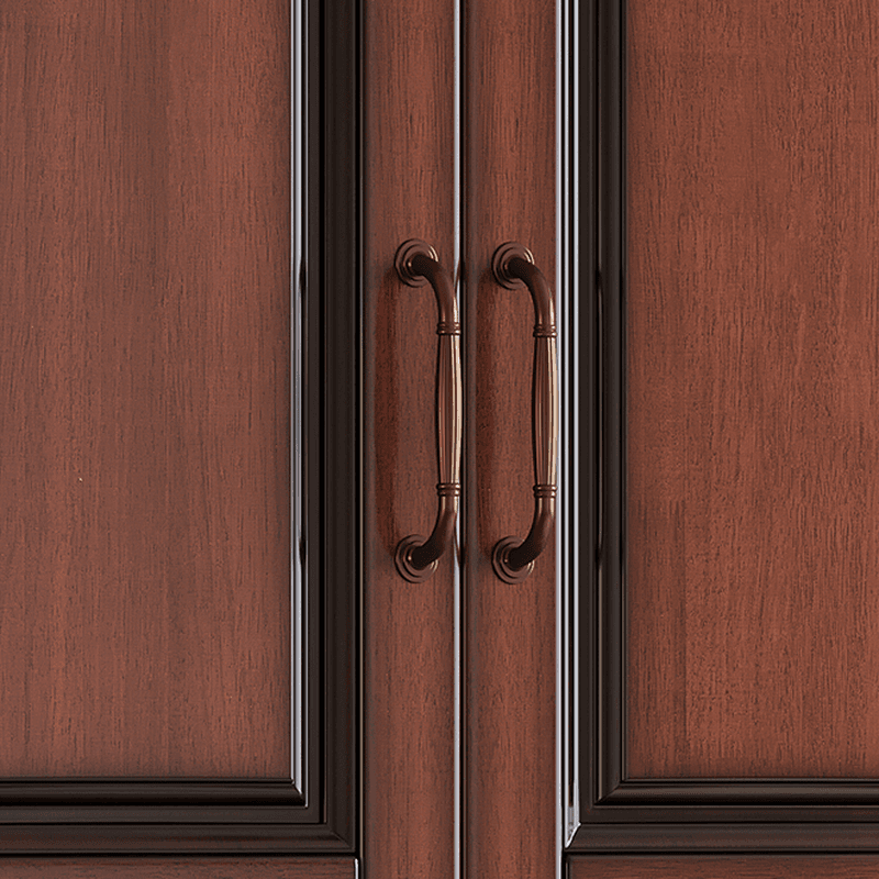Standalone Wood Armoire Cabinet with Hinged Soft Close Door, Soft Close Drawer & Interior Shelves thumbnail 12