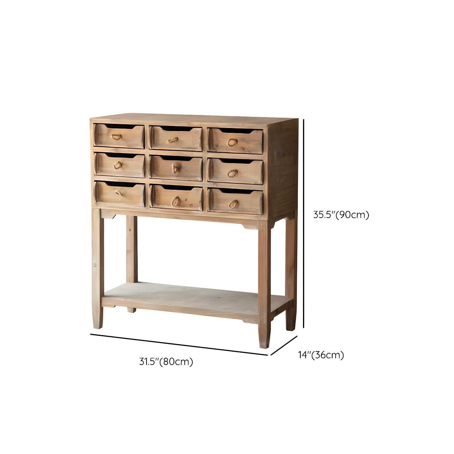 Solid Wood Accent Cabinet Industrial Stain Resistant Cabinet thumbnail 12