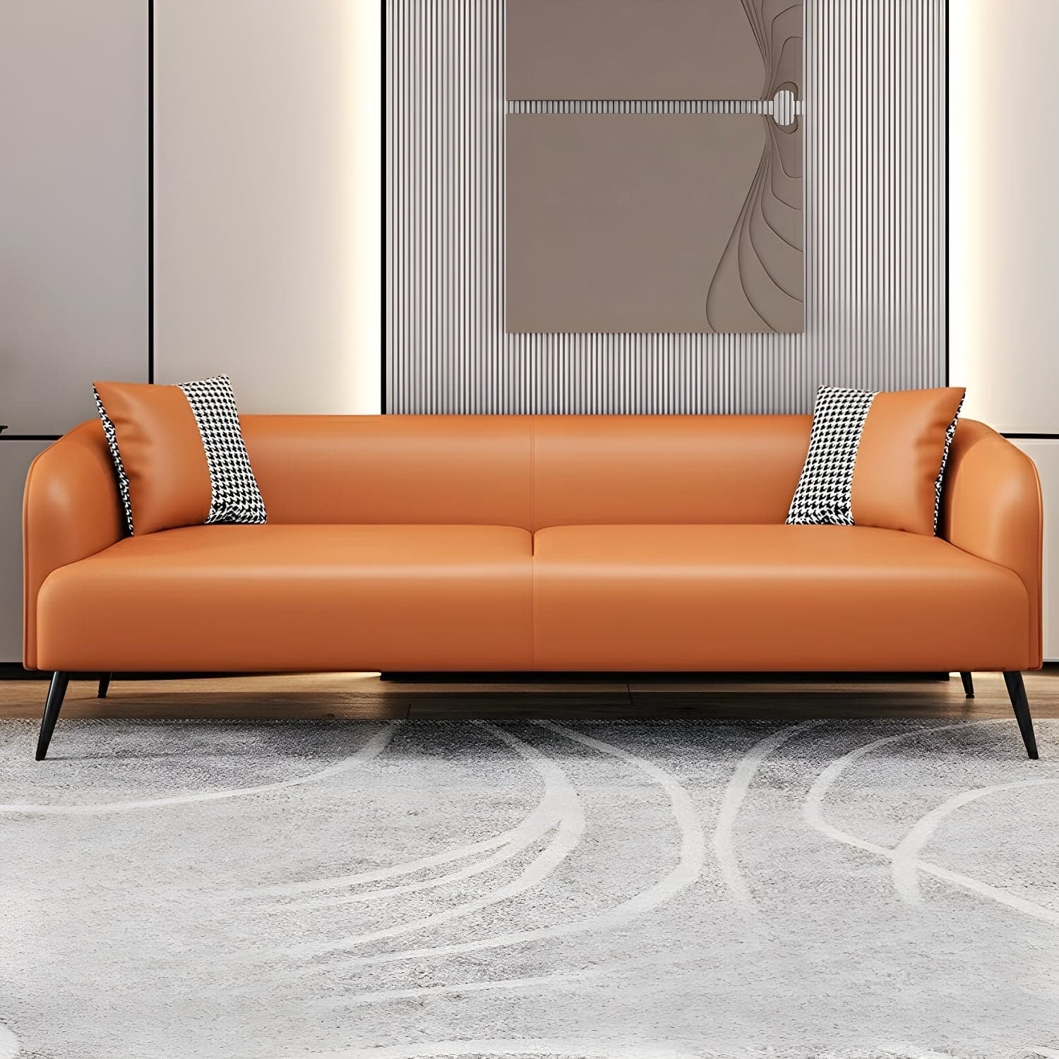 3-Seater Modern 69" L Standard Sofa with Tight Back for Living Room thumbnail 10
