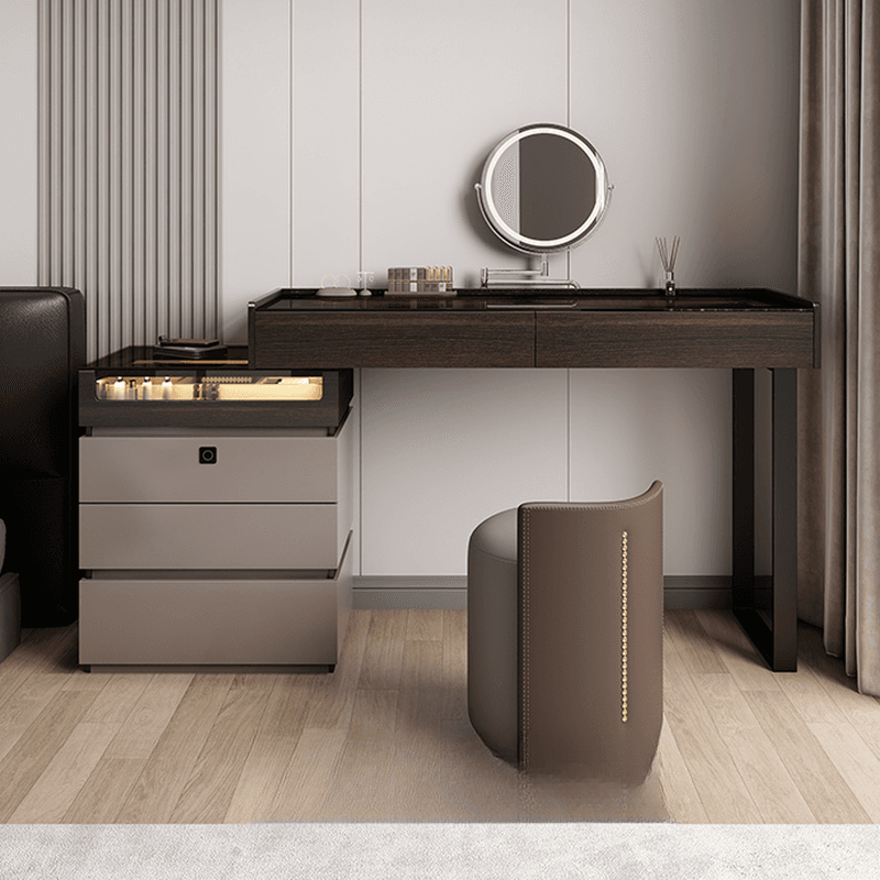 Multi-Purpose Vanity Set with Lighting, Scalable Telescopic Feature, Push-Pull, 2-in-1 Functionality, Adjustable Touch and Brightness thumbnail 3