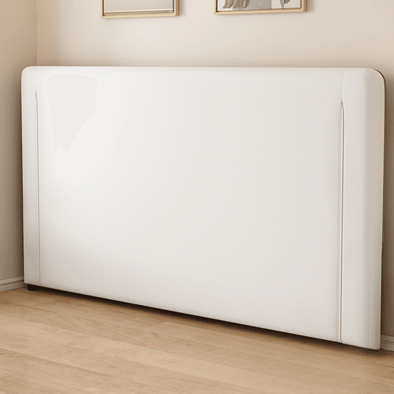 Trendy Panel/Wingback Headboard in Natural Wood with No Distressing, Rectangle Shape for King/Queen/Full Bed, Sponge Upholstery Fill, Standard Height thumbnail 8