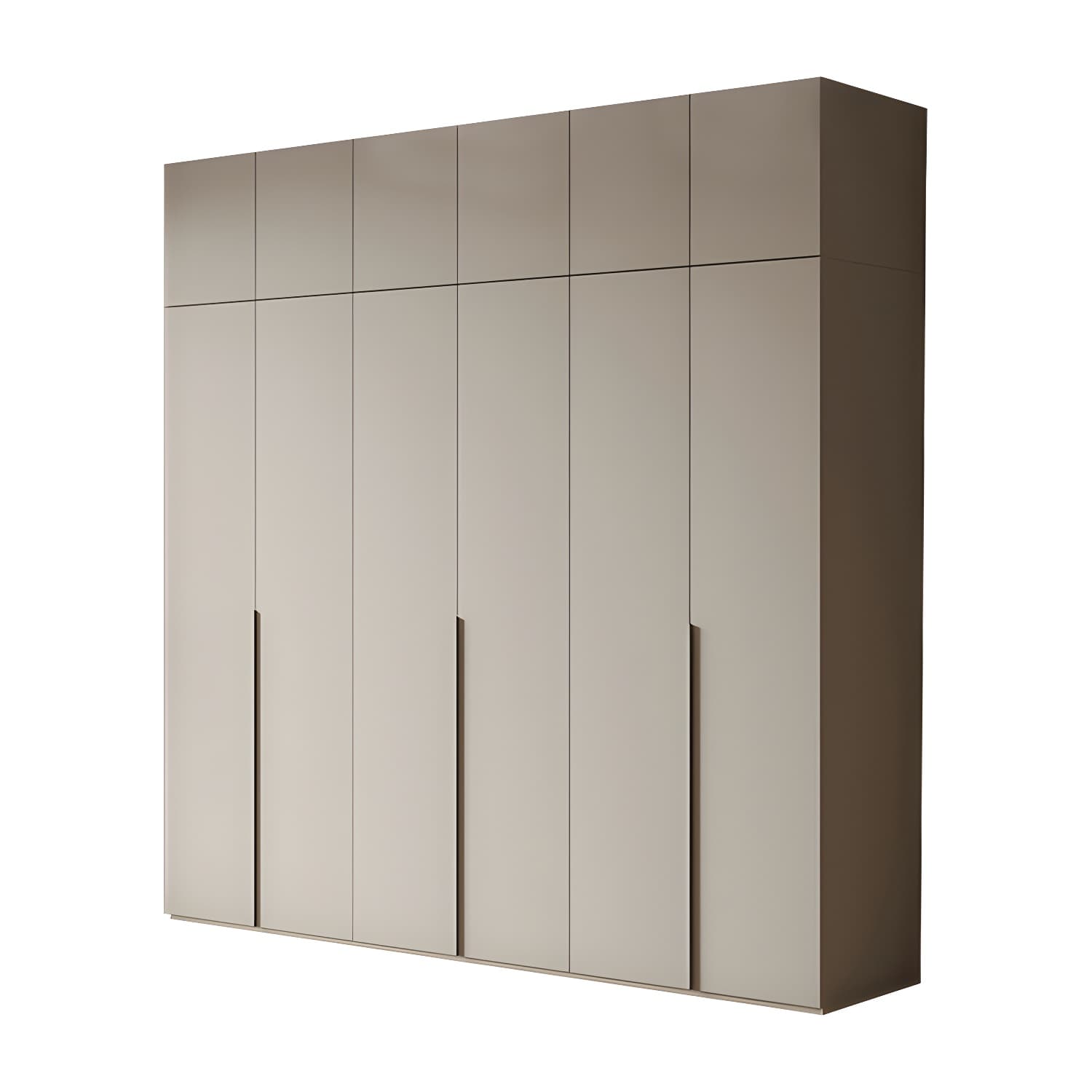 Modern Grey Wood Armoire with Solid Construction and Limited Warranty thumbnail 5