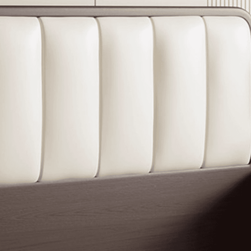 Modern Simple Style Panel Headboard in Natural Wood with No Distressing, Rectangle Shape for Twin XL/Queen/California King Bed, Featuring Sponge Upholstery and Standard Height thumbnail 10