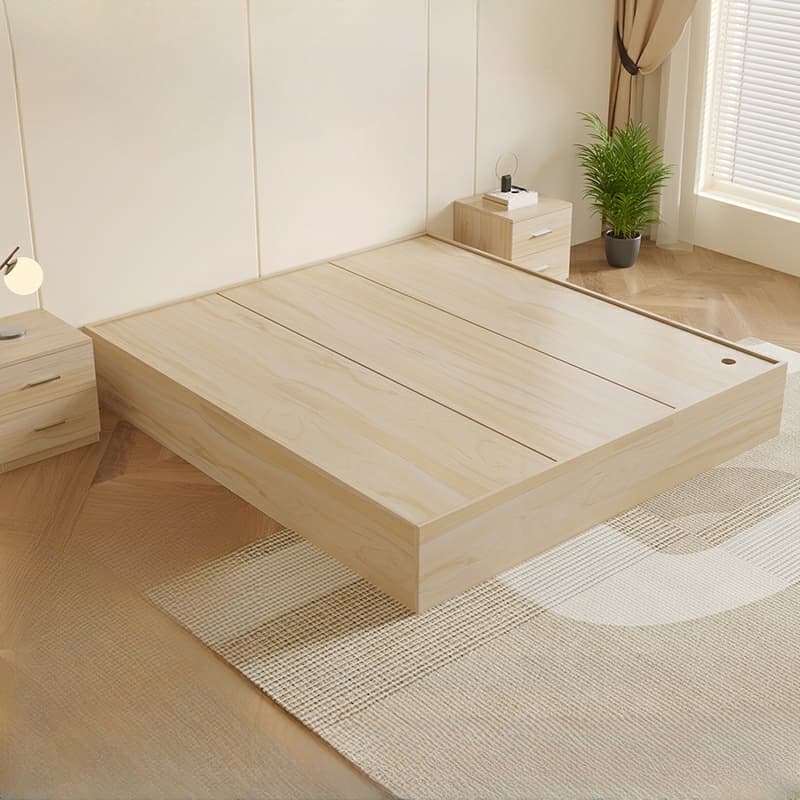 Modern Simple Style Bed Wood No Headboard for Living Room thumbnail 3