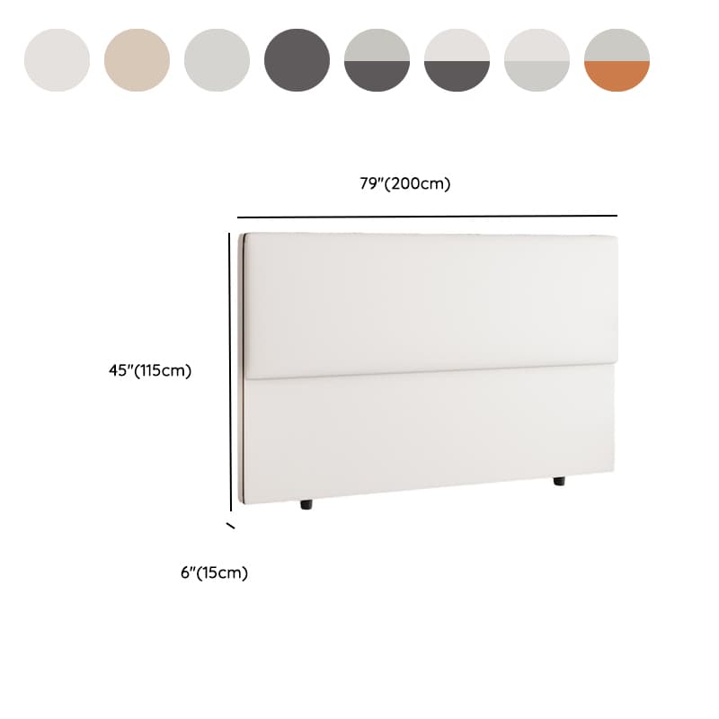 Modish King(76"W x 80"L)/Queen(60"W x 80"L)/Full(54"W x 75"L) Rectangular Panel in Sponge with Timber Frame and With Legs, Standard（36-55“） H thumbnail 17