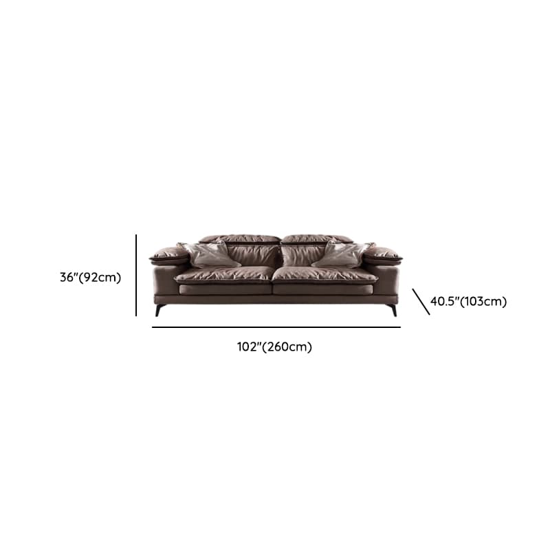 Cocoa Straight/L-Shape Horizontal/Left Hand Facing Sofa Couch/Sofa Recliner in a Contemporary Style thumbnail 8