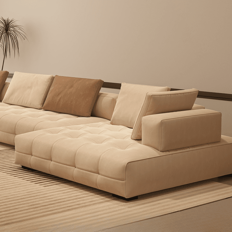 L-Shape Corner Sectional for 5 Person with Button-tufted Detail thumbnail 3