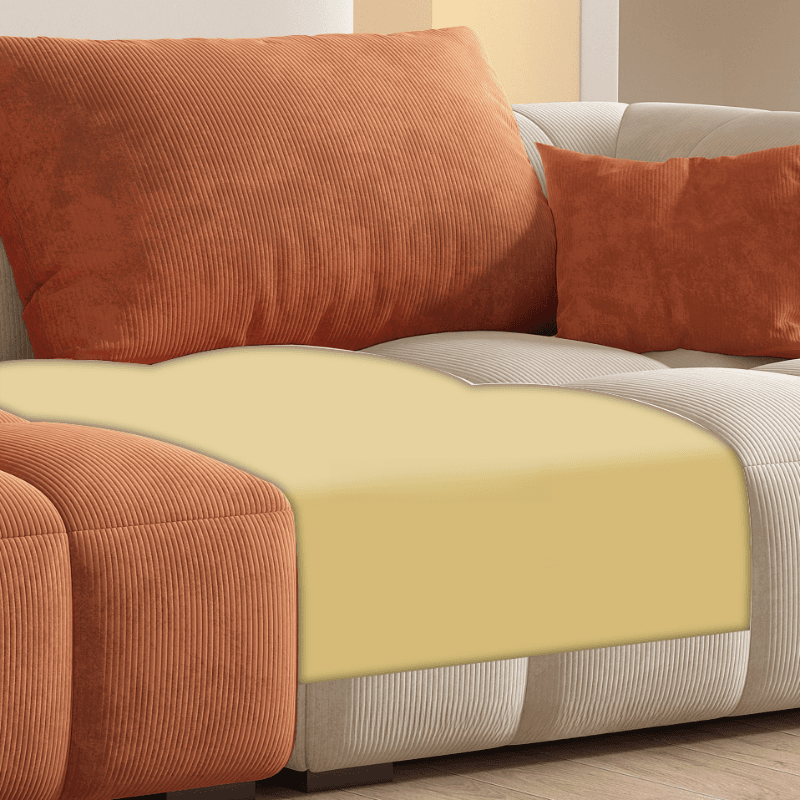 Vibrant Peony/Cerulean/Tangerine Color Sofa Couch with Round Arm and Concealed Support thumbnail 16