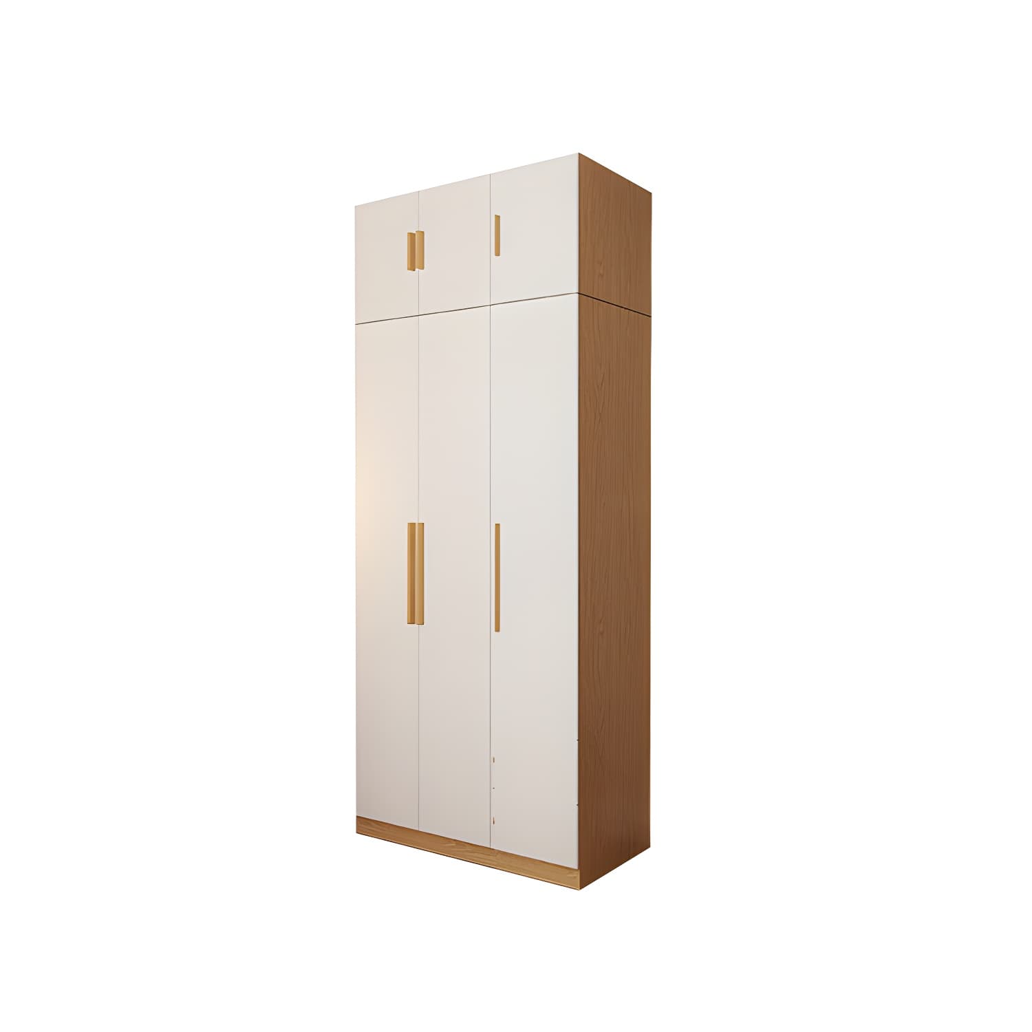Contemporary Style Wardrobe Wooden Bedroom Closet with Hinged Door thumbnail 11