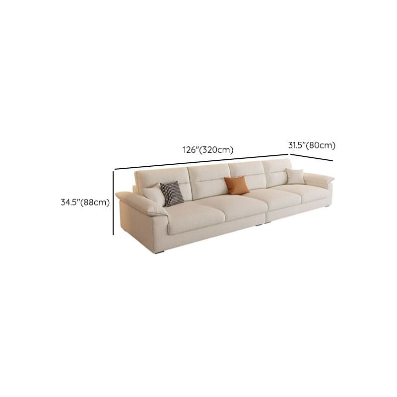 Straight Horizontal 5 Person Memory Foam Filled Sofa Couch with Decorative-stitched Tufting thumbnail 11