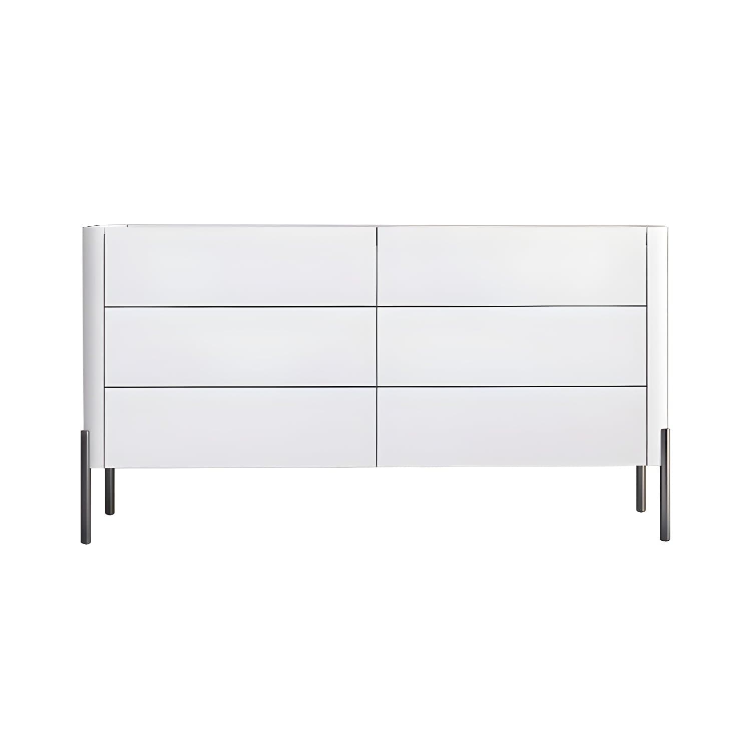 Modern Wood Dresser - Horizontal Design - Ample Drawer Space - Stylish Bedroom Storage thumbnail 7