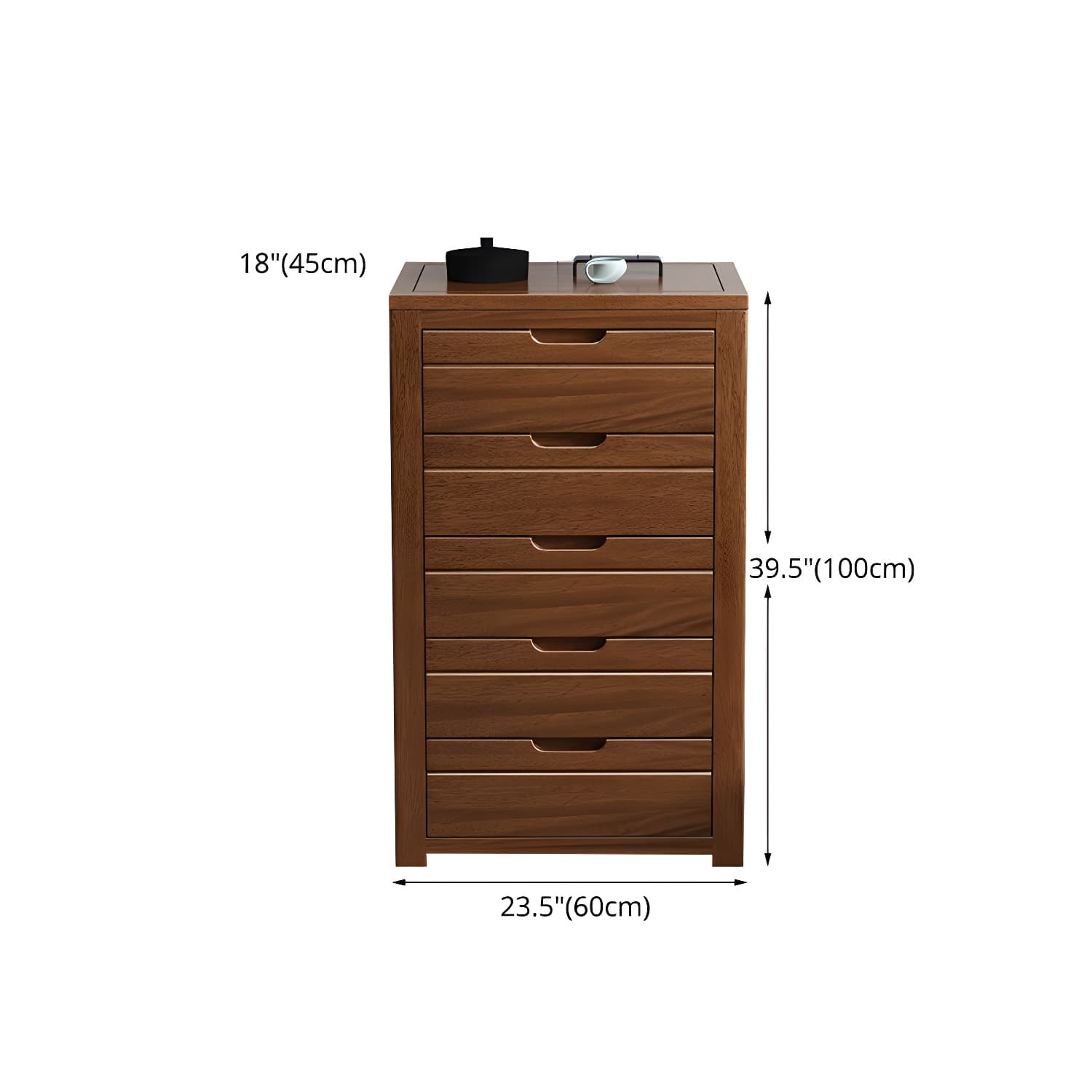 Bedroom Dresser Vertical Solid Wood Storage Chest with 3 / 4 / 5 Drawers - image 24