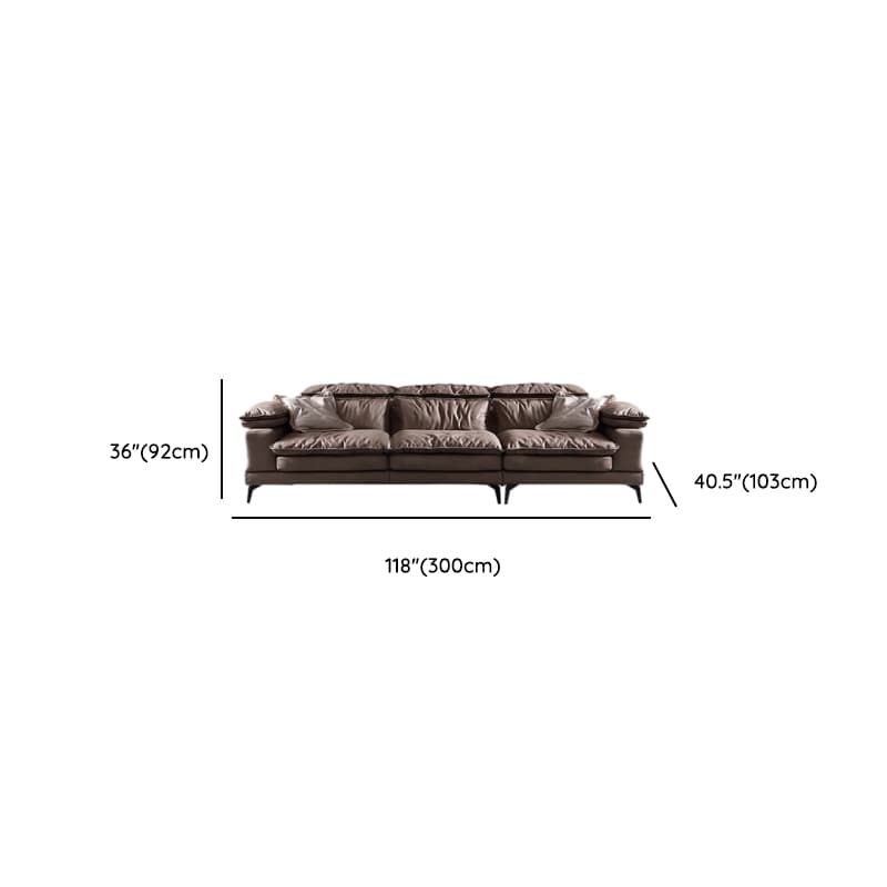 Cocoa Straight/L-Shape Horizontal/Left Hand Facing Sofa Couch/Sofa Recliner in a Contemporary Style thumbnail 13