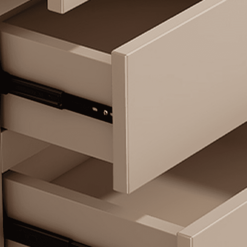 Wooden TV Stand with Shelf, 3 Drawers, Hutch, 2 Interior Shelves, and Cable Management thumbnail 9