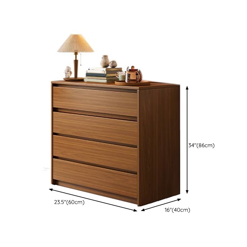 Elegant Brown Wood Double Dresser with Drawers, Modern Style thumbnail 19