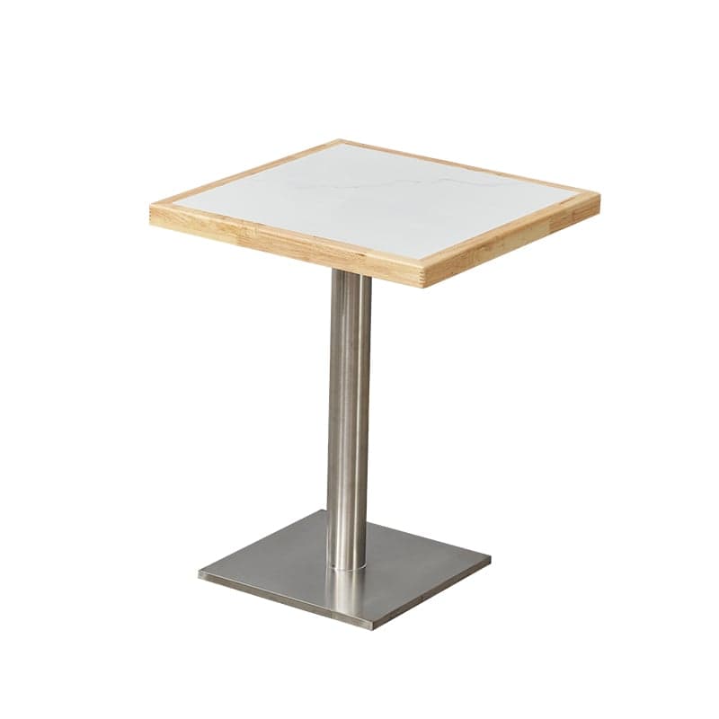 Dining Table Set with Slate Stone Top and Trestle Base, Seating Capacity for 4 People thumbnail 10