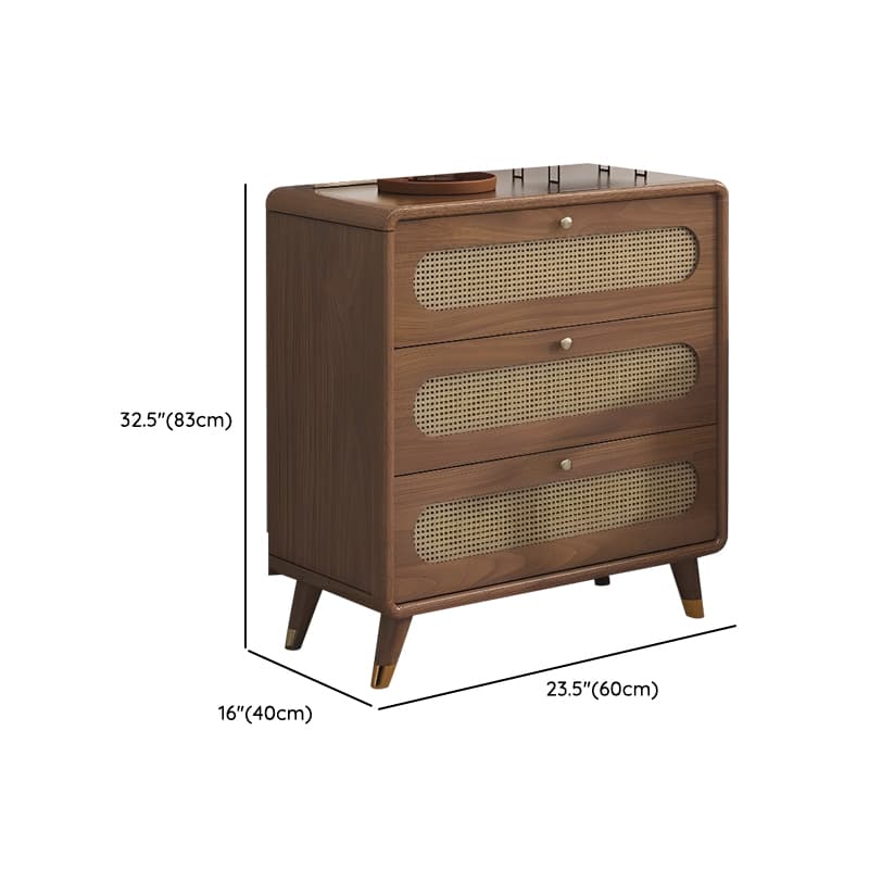 Antique Square Auburn Wood Semainier/Double Dresser Vertical/Horizontal with 6 Drawers/5 Drawers/3 Drawers thumbnail 10