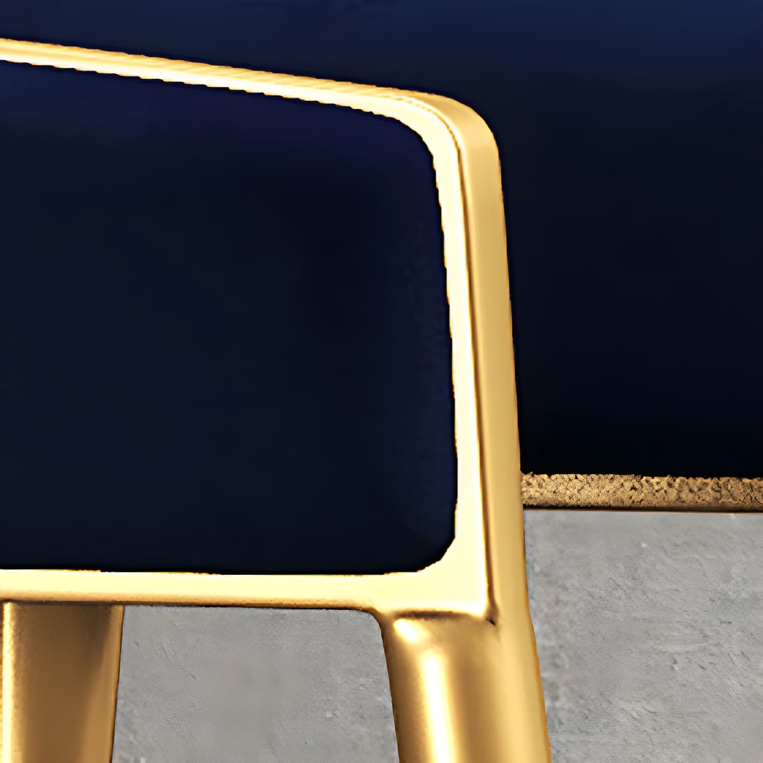 Glam Gold Metal Arm Chair Open Back Dining Side Chair with Upholstered thumbnail 18