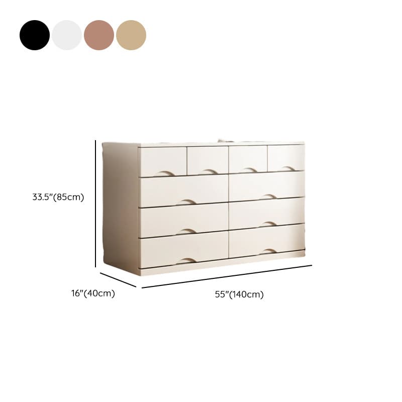 Simple Raw Wood Double Dresser with Multiple Drawer Configurations - Horizontal/Vertical thumbnail 14
