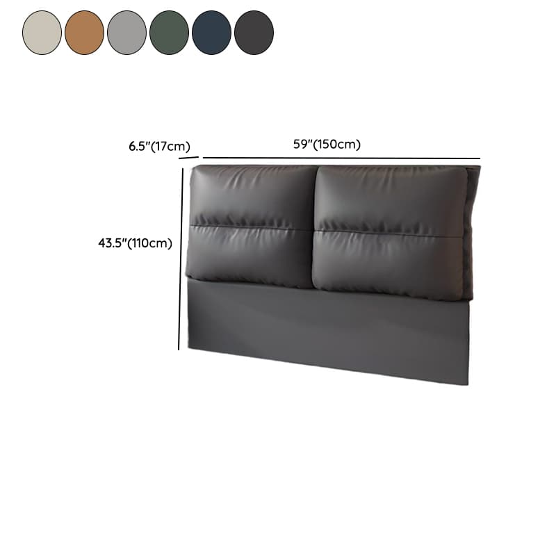 Trendy Panel Headboard in Laminate with No Distressing, Rectangle Shape for King/Queen/Full Bed, Featuring Sponge Upholstery and Standard Height thumbnail 11