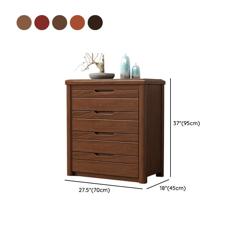 Trendy Walnut Wood Lingerie Chest/Double Dresser with 5/4/6 Drawers in Vertical/Horizontal Orientation thumbnail 14