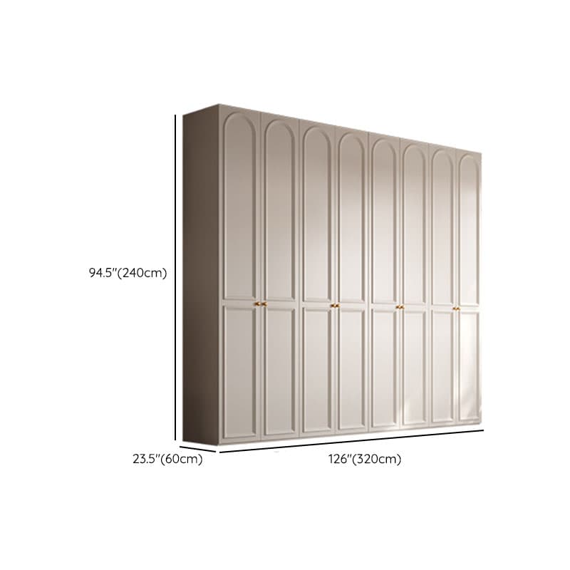 Chalk Modern Wooden Standalone Almirah with Soft Close Drawer, Soft Close Door, and Interior Shelves thumbnail 27