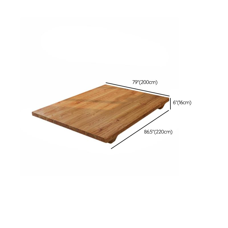 Solid Color Natural Color Wooden Frame Pallet Bed Frame Bedroom thumbnail 23