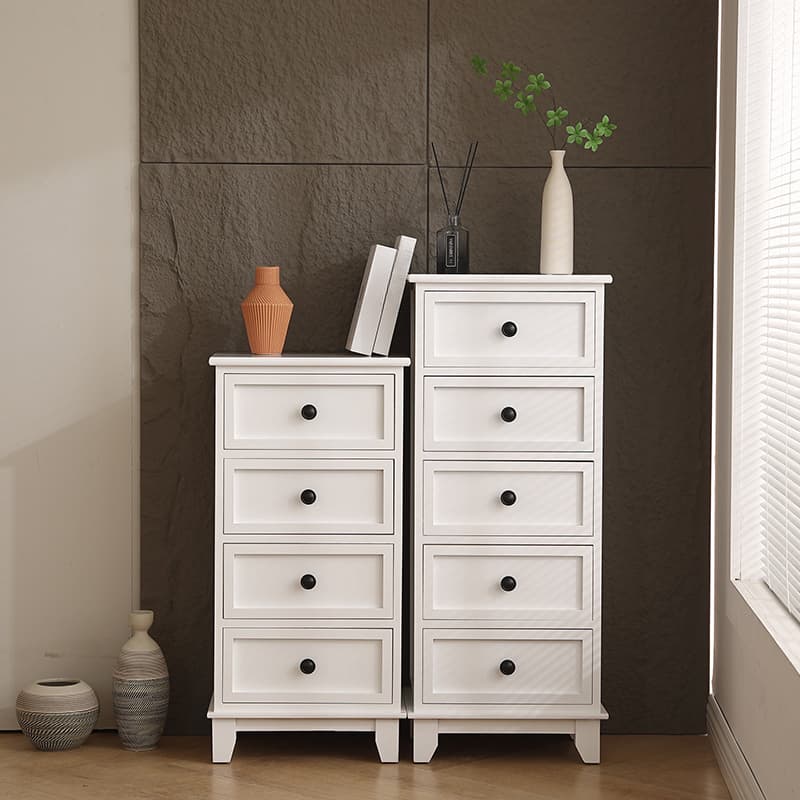 Trendy Cocoa/White/Lemon Color Lumber Rectangle Decorative Cabinet with 6 Drawers/5 Drawers/4 Drawers thumbnail 6