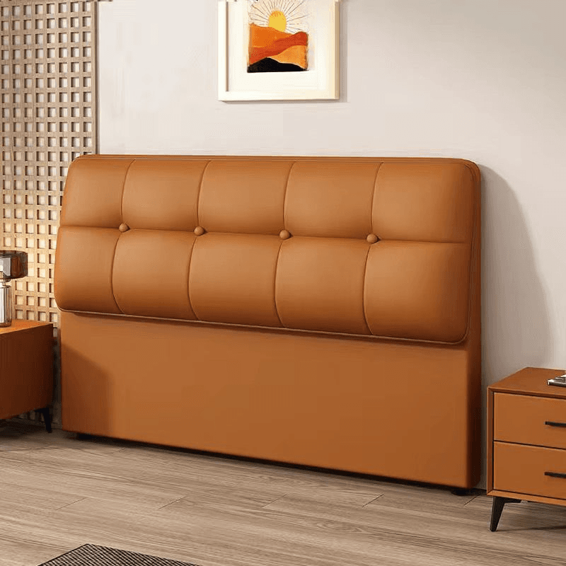 Art Deco Style Panel Headboard with No Distressing, Decorative-stitched Tufting, Rectangle Shape for King/Queen/Full Bed, Sponge Upholstery Fill, Standard Height thumbnail 4