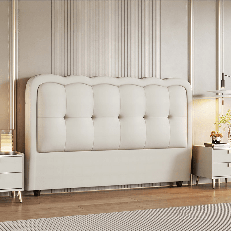 Trendy Queen(60"W x 80"L)/Full(54"W x 75"L) Standard（36-55“） Rectangular Stitch-tufted No Distressing Panel with Sponge Cushion thumbnail 1