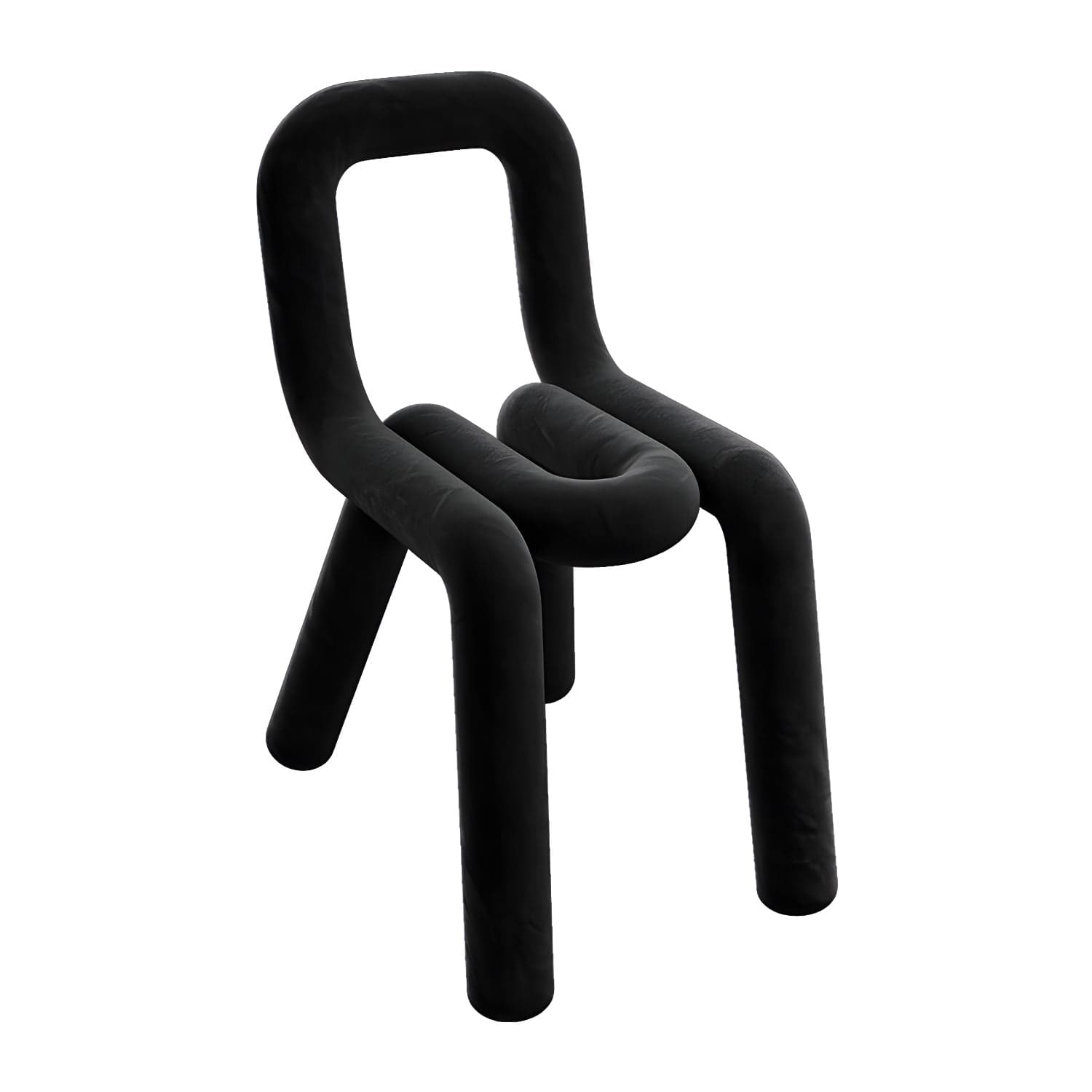 Contemporary Side Chair Velvet Open Back Dining Chair for Indoor thumbnail 2